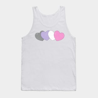 Cupiosexual hearts Tank Top